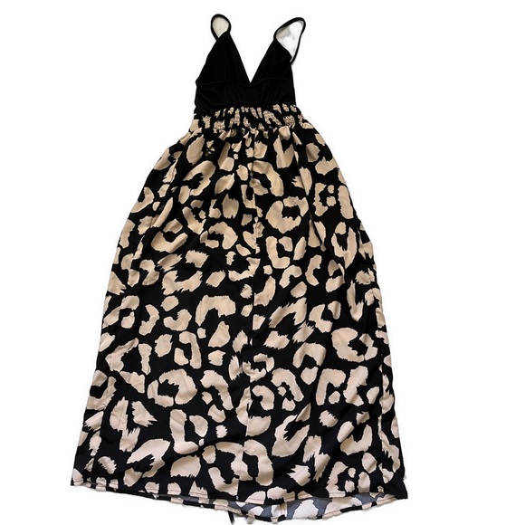 🎉6/$26🎉SHEIN Clasi Leopard Print Split Thigh Cami Dress - Picture 5 of 5